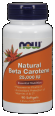 Natural Beta Carotene 25,000 IU (90 softgels)